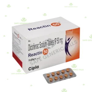 Reactin 50mg Tablet | Diclofenac 50mg