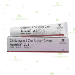Acnelak-CLZ Cream | Clindamycin 1% w/w + Zinc acetate 1% w/w