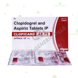 Clopicard AP 75 Tablet | Aspirin 75mg + Clopidogrel 75mg