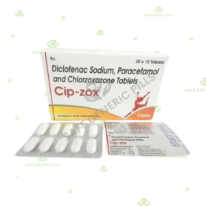 Cip-Zox Tablet | Chlorzoxazone + Diclofenac + Paracetamol