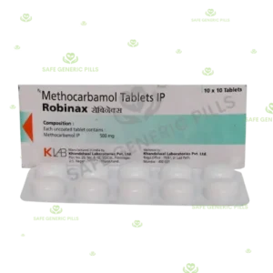 Robinax 500mg Tablet | Methocarbamol 500mg