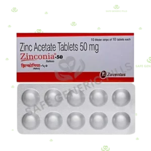 Zinconia 50 Tablet | Zinc acetate 50mg