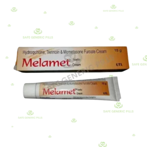 Melamet Cream | Hydroquinone + Mometasone + Tretinoin