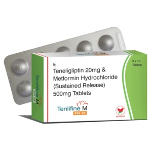 Tenlifine M 500 SR | Teneligliptin 20mg + Metformin 500mg SR