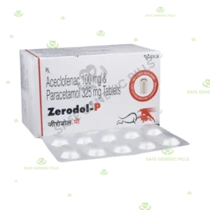 Zerodol P Tablet | Aceclofenac 100mg + Paracetamol