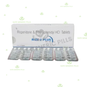 Rize 2 Plus Tablet | Risperidone + Trihexyphenidyl