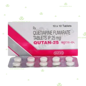 Qutipin 25 Tablet | Quetiapine 25mg