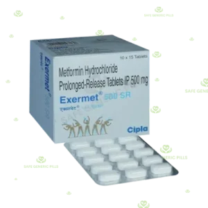 Exermet 500 Tablet PR | Metformin 500mg