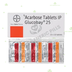 Glucobay 25 Tablet | Acarbose 25mg