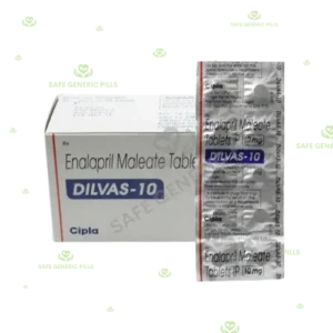 Dilvas 10 Tablet | Enalapril 10mg