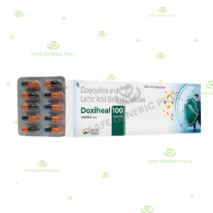 Doxiheal 100 Capsule
| Doxycycline + Lactobacillus