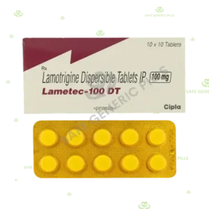Lametec 100 DT Tablet | Lamotrigine 100mg
