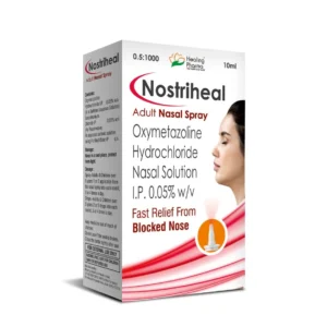 Nostriheal Nasal Spray | Oxymetozoline Hydrochloride Nasal Solution 0.05% (Adult Nasal Spray) ?10 ml