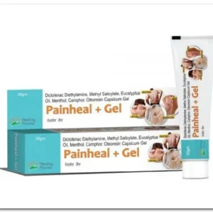 Painheal+ Gel 30gm | Diclofenac + Methyl Salicylate + Eucalyptus Oil + Menthol + Oleoresin + Capsaicin Gel ?30 gm