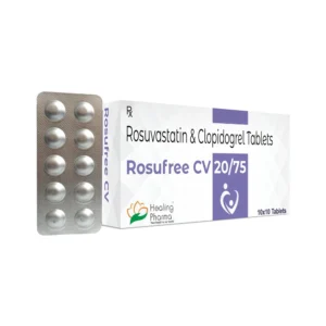 Rosufree CV 20/75 | Rosuvastatin 20mg + Clopidogrel 75mg