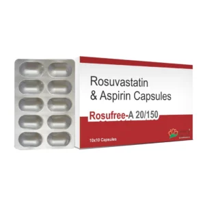 Rosufree-A 20/150 | Rosuvastatin 20mg+ Aspirin 150mg