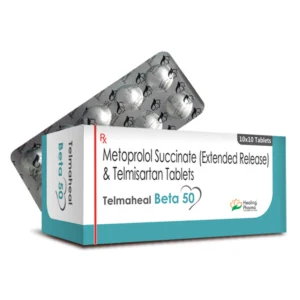 Telmaheal Beta 50 | Telmisartan 40mg+ Metoprolol 50mg