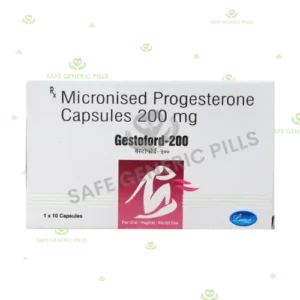 Gestoford 200 Soft Gelatin Capsule | Progesterone Natural Micronized 200mg