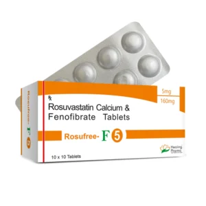 Rosufree F 5 | Rosuvastatin 5mg + Fenofibrate 160mg